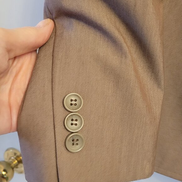 Express Design Studio Tailored Blazer in Taupe - Picture 6 of 9